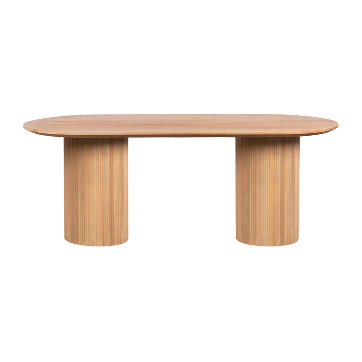 Lewis & Loft Eettafel Lynn – Ovaal – 200x90 cm – Mangohout – Naturel (2)
