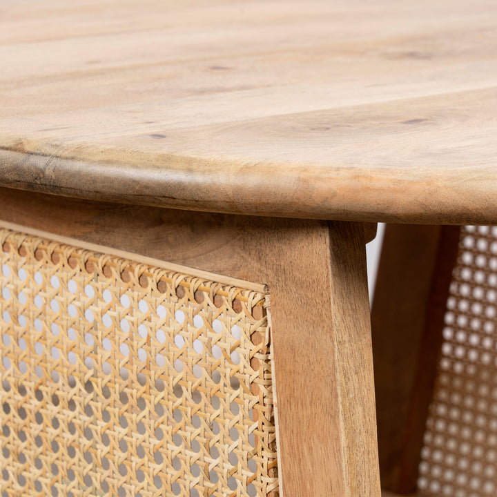Lewis & Loft Salontafel Lene – Rotan – FSC® mangohout – Naturel (5)