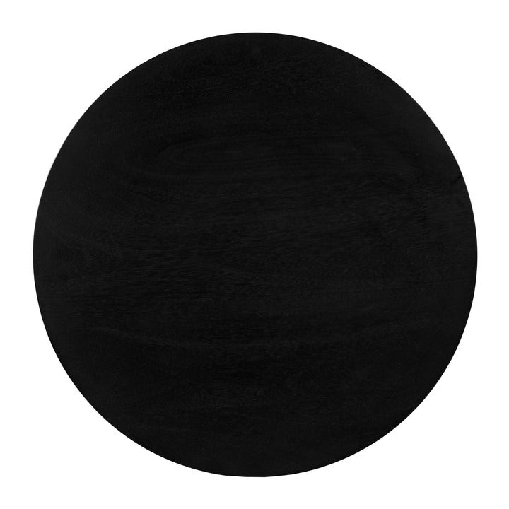 Lewis & Loft Bijzettafel Levi - FSC® mangohout - Rond ⌀50 - Zwart (3)