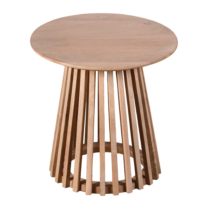 Lewis & Loft Bijzettafel Levi - FSC® mangohout - Rond ⌀50 - Naturel (2)