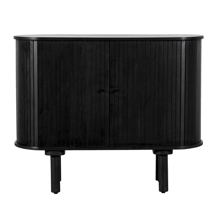 Lewis & Loft Dressoir Livia - FSC® mangohout - 95 cm - Zwart (2)