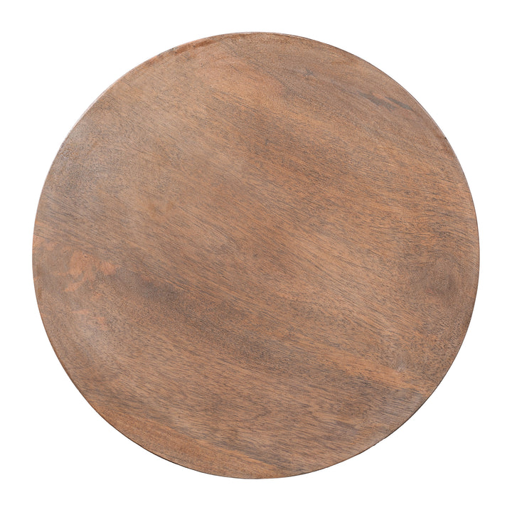 Lewis & Loft Bijzettafel Luis - FSC® mangohout - Rond ⌀35 - Bruin (3)