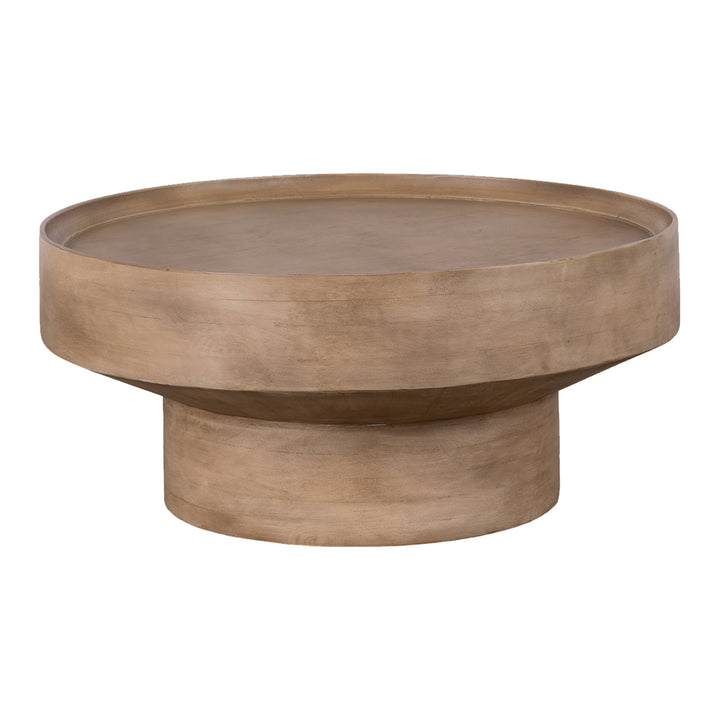 Lewis & Loft Salontafel Luus - FSC® mangohout - Rond ⌀80 cm - Bruin