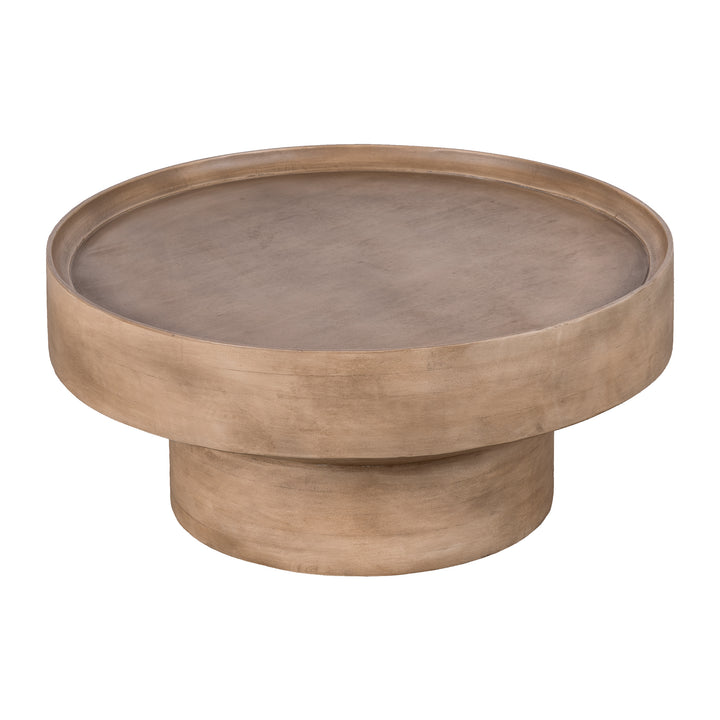 Lewis & Loft Salontafel Luus - FSC® mangohout - Rond ⌀80 cm - Bruin (2)