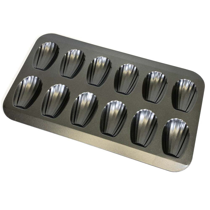 Krumble Schelpjes bakvorm 12 koekjes - Zwart