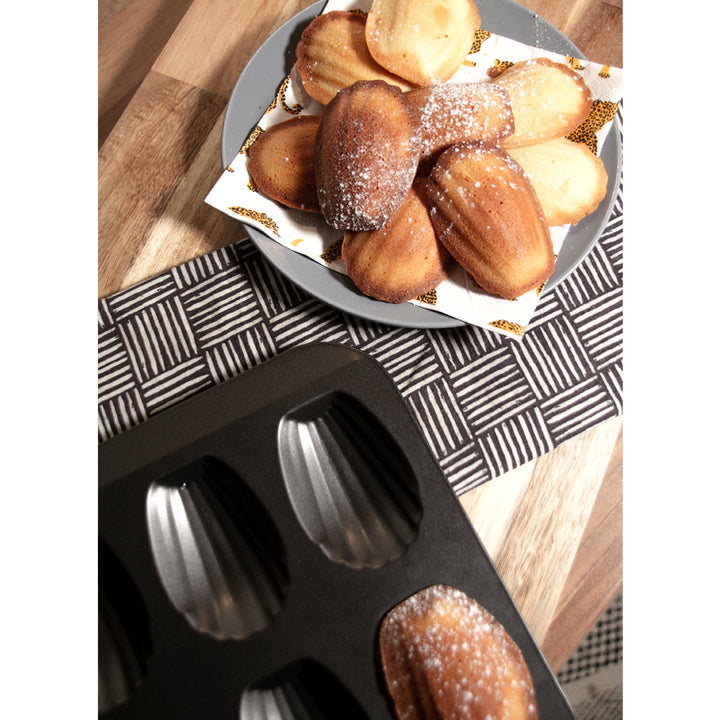 Krumble Schelpjes bakvorm 12 koekjes - Zwart (4)
