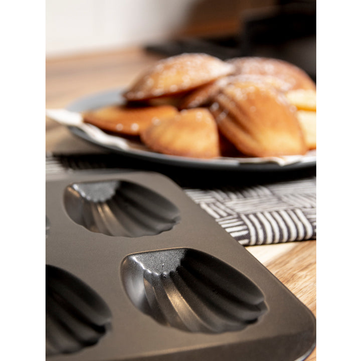 Krumble Schelpjes bakvorm 12 koekjes - Zwart (3)