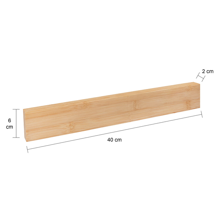 Krumble Magnetische messenstrip wand - Licht Hout - 4 CM (1)