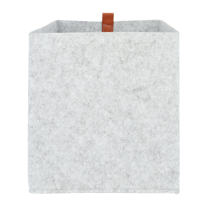 QUVIO Organizer vierkant - 23 x 26,5 cm - Vilt - Grijs (2)