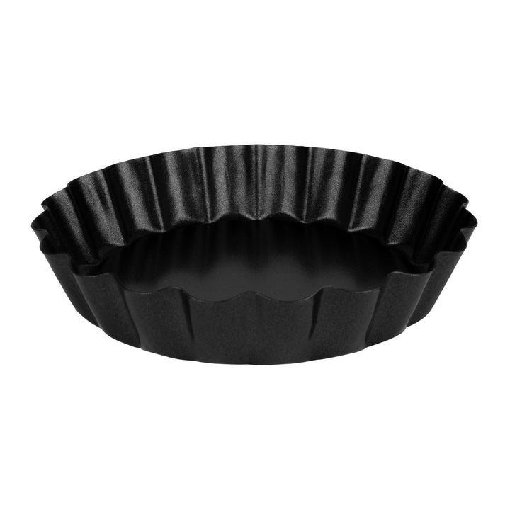 Krumble Mini Quiche vormpjes - Metaal - Zwart - Set van 6 (3)