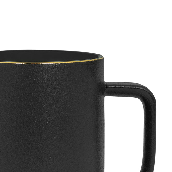 Krumble Mok met handvat - 400 ml - Keramiek - Zwart (2)