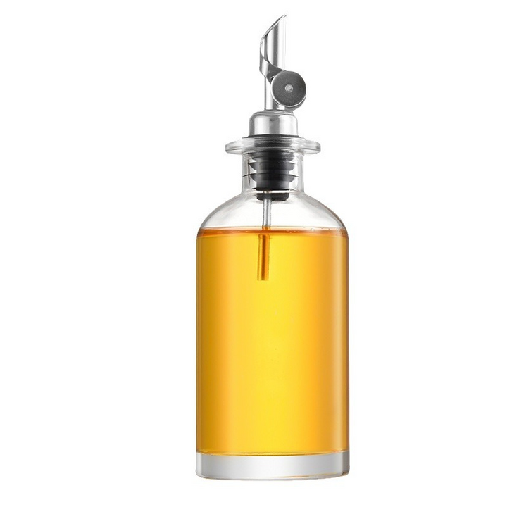 XIVADA Olijfolie Fles - Met schenktuit - Glas - 500 ML -  Set van 2 (1)