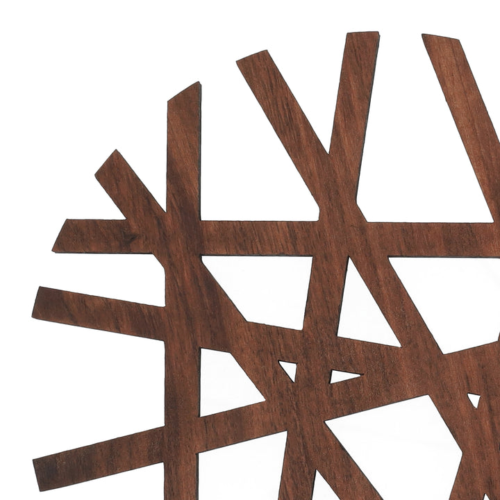 Krumble Pannenonderzetter rond - Hout - Bruin (3)