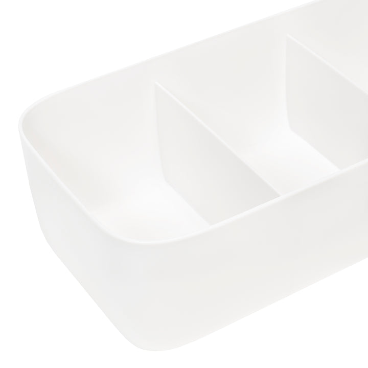 QUVIO Organizer met 3 vakken - Lichtgrijs (3)