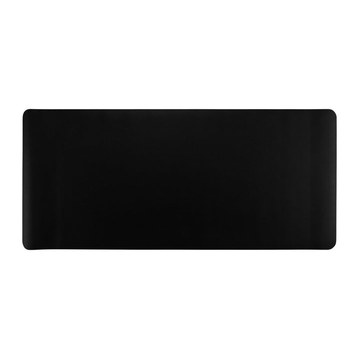 QUVIO Bureau onderlegger - 90 x 40 cm - PU Leer - Zwart (1)