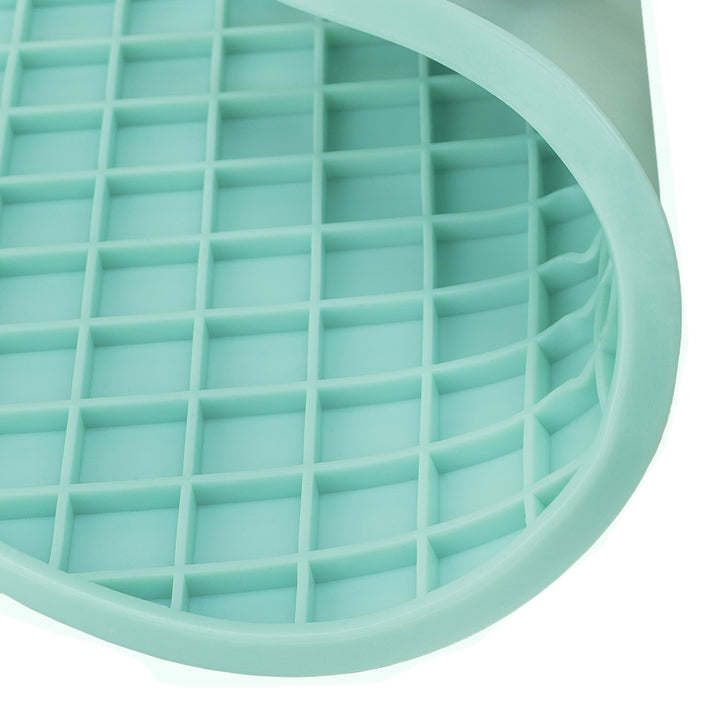 Krumble Pannenonderzetter met ruitpatroon - Silicoon - Lichtblauw (3)