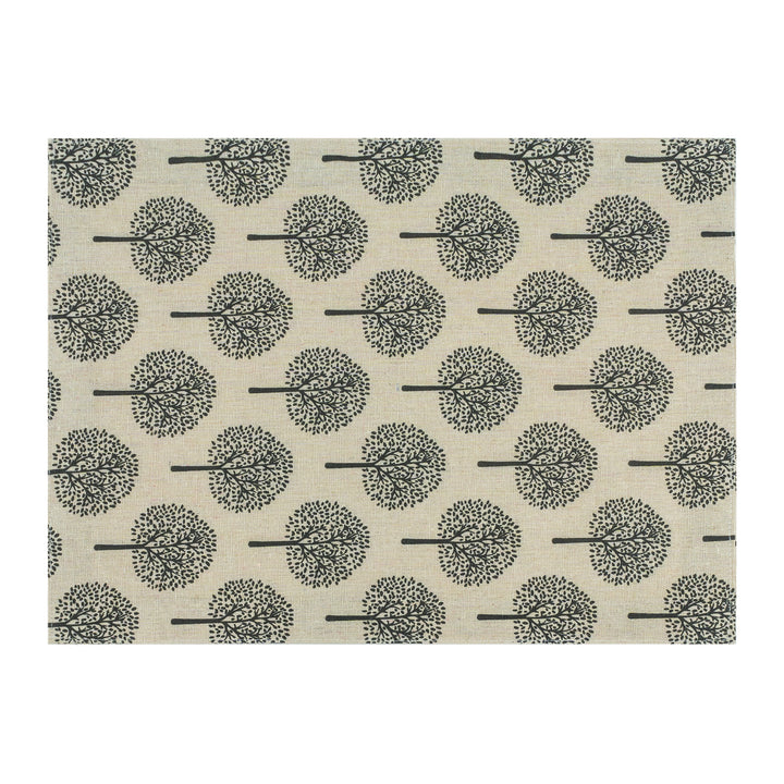 Krumble Placemat met boom patroon - 30 x 40 cm - Katoen - Beige