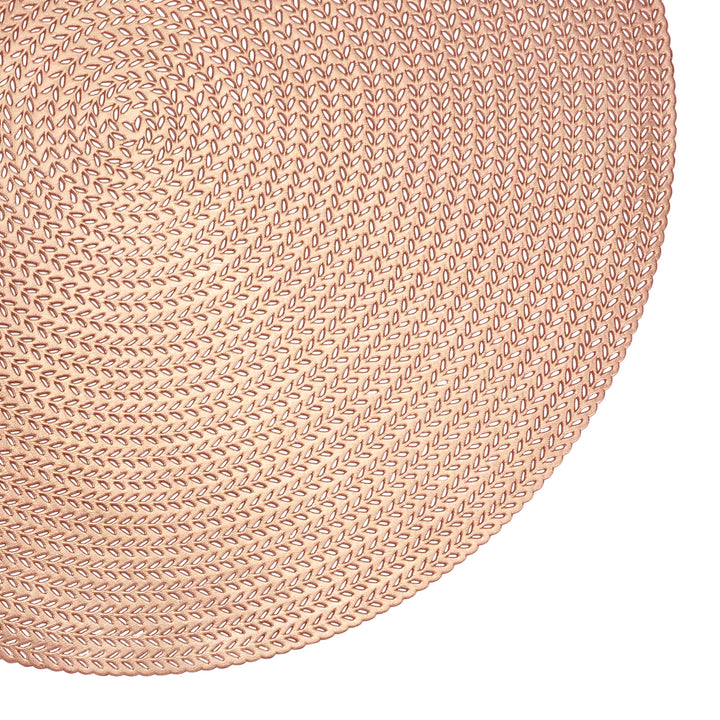 Krumble Placemat rond - PVC - Rosegoud (2)