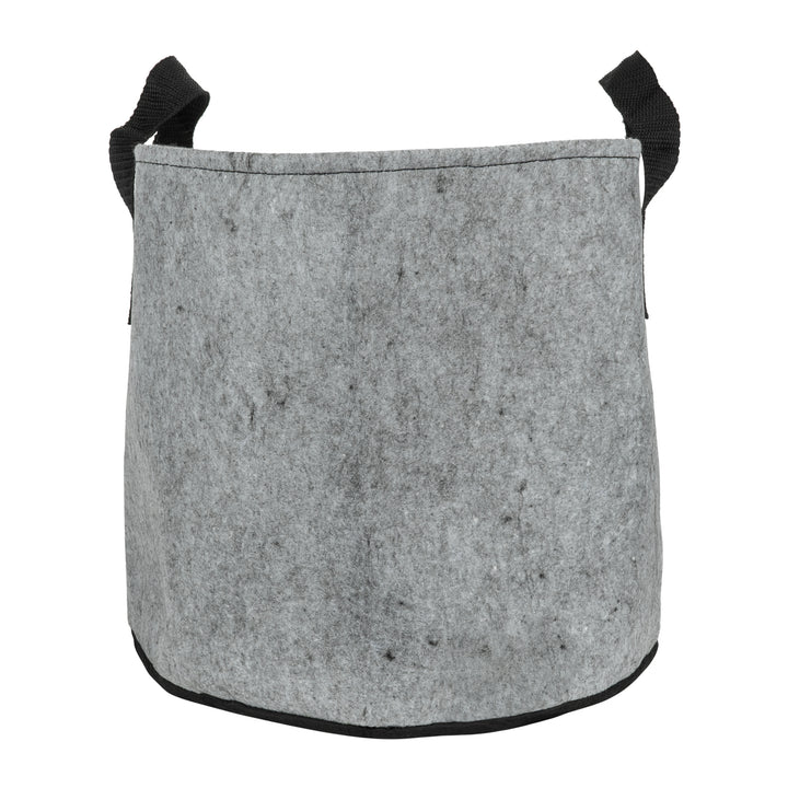 QUVIO Plantenzak - 30 x 25 cm - Vilt - Grijs (1)