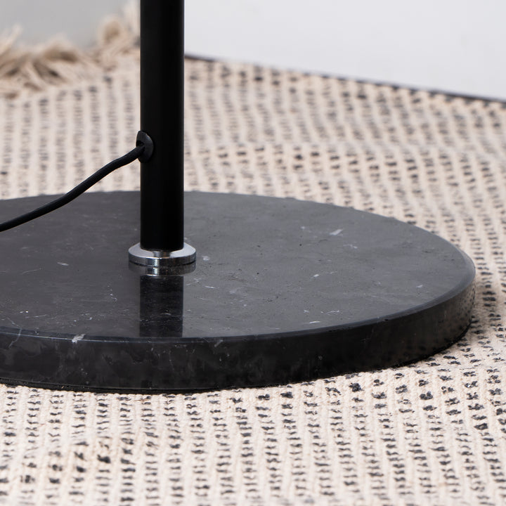 QUVIO Vloerlamp ronde lampenkap zwart - QUV5038L-BLACK (5)