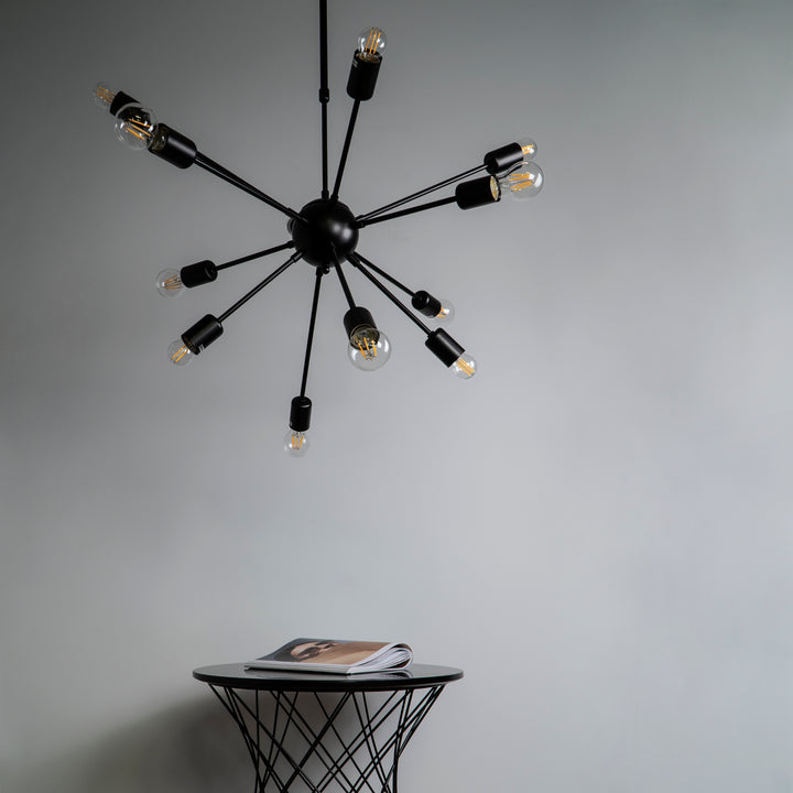 QUVIO Hanglamp met meerdere fittingen - QUV5050L-BLACK (4)