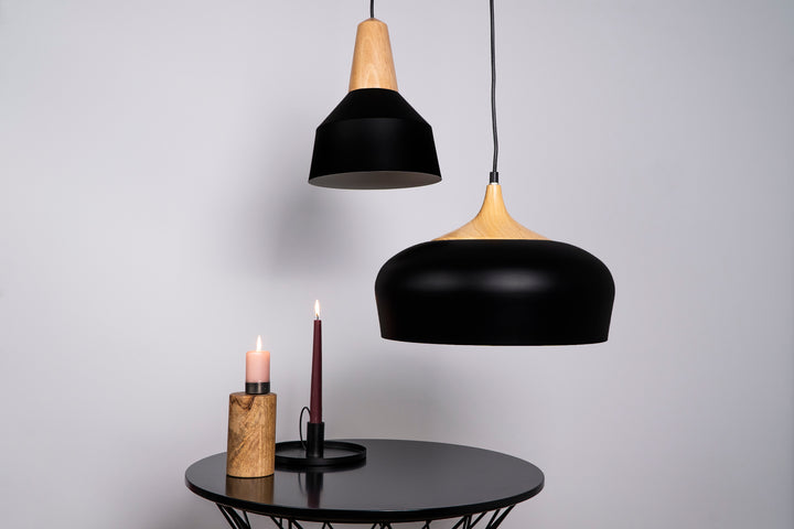 QUVIO Hanglamp rond zwart - QUV5064L-BLACK (4)