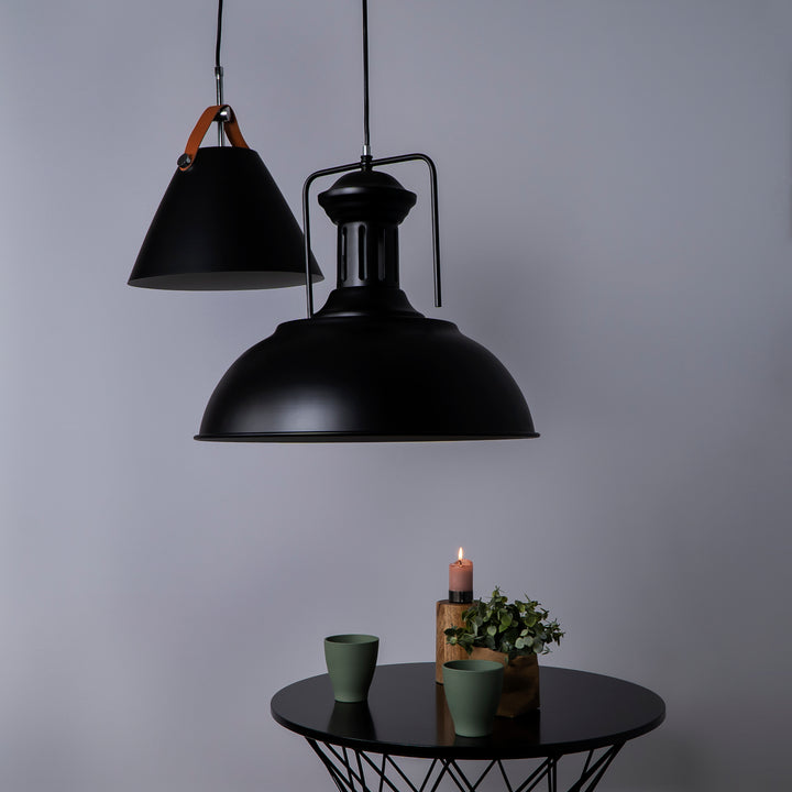 QUVIO Hanglamp groot zwart - QUV5081L-BLACK (4)