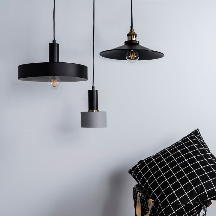 QUVIO Hanglamp Aluminium zwart - QUV5089L-BLACK (4)