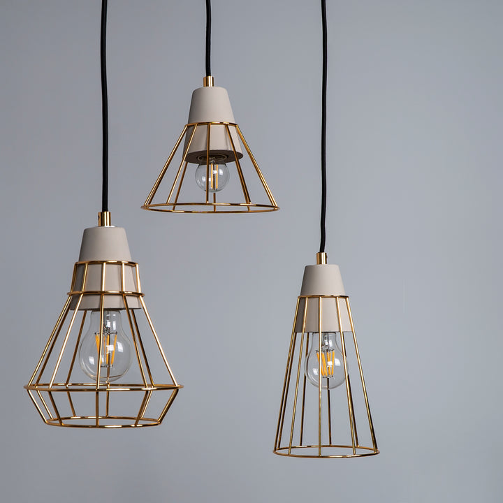 QUVIO Hanglamp rond goud - QUV5098L-GOLD (4)
