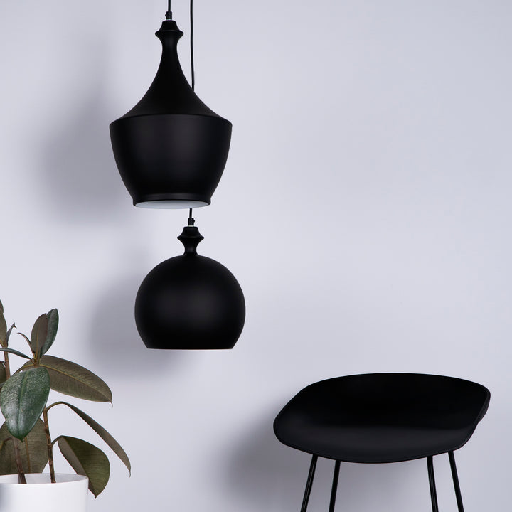 QUVIO Hanglamp rond zwart - QUV5109L-BLACK (4)