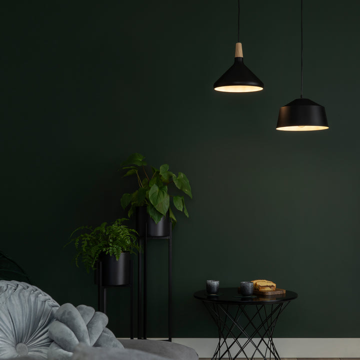 QUVIO Hanglamp rond zwart - QUV5133L-BLACK (5)