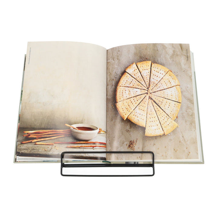 QUVIO Boekenstandaard - 20 x 20 x 21 cm - Metaal - Zwart (5)