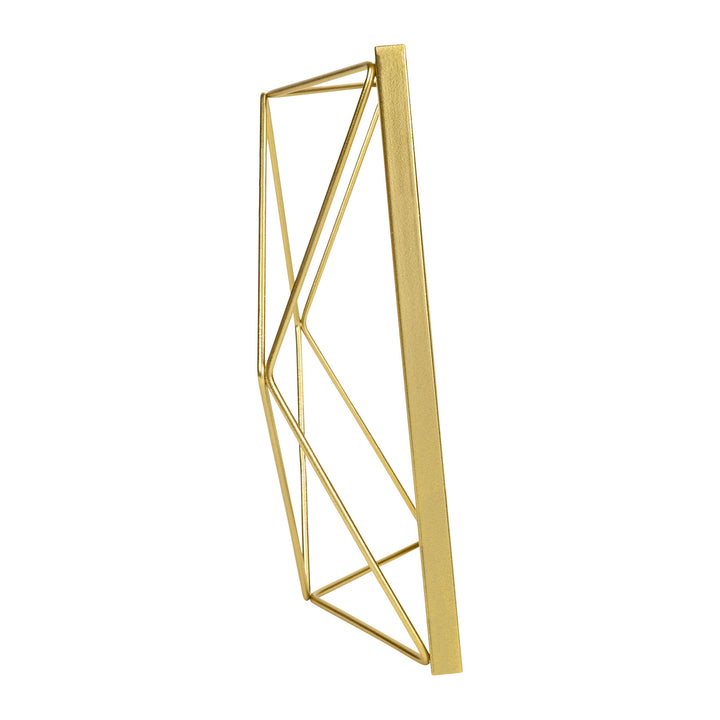 QUVIO Fotolijstje hexagon set van 3 - Goud (1)