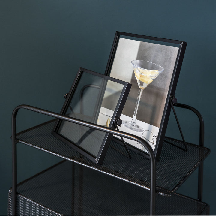 QUVIO Fotolijstje staand - Set van 3 - Zwart (4)