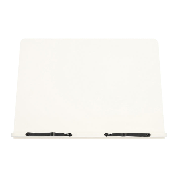 QUVIO Kookboekstandaard / Boekenstandaard / Tabletstandaard - 39 x 28 cm - Wit (4)