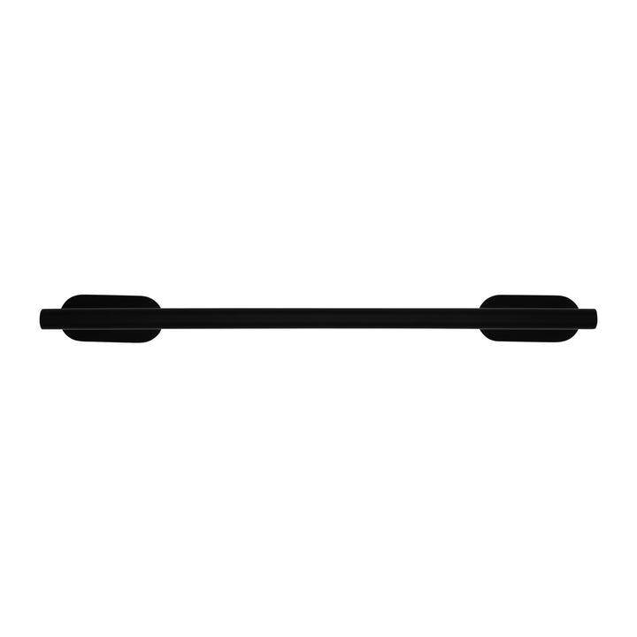 QUVIO Badkamer accessoires set (2x handdoekhouder + haakje + toiletrolhouder)  - 4 delig - RVS - Zwart (3)