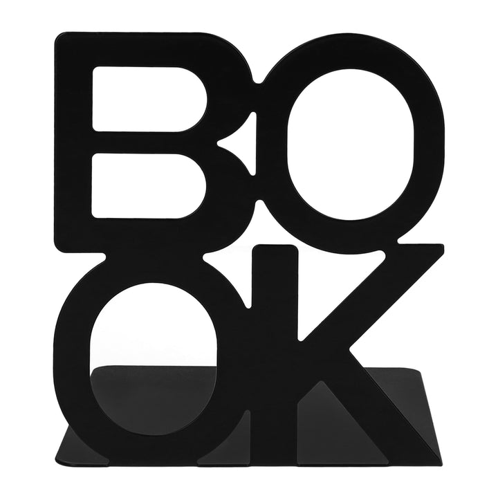 QUVIO Boekenstandaard "BOOK" - 1 paar - Zwart (4)
