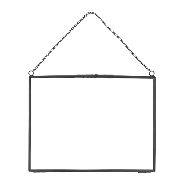 QUVIO Fotolijst met ketting 15 x 20 cm - Antraciet