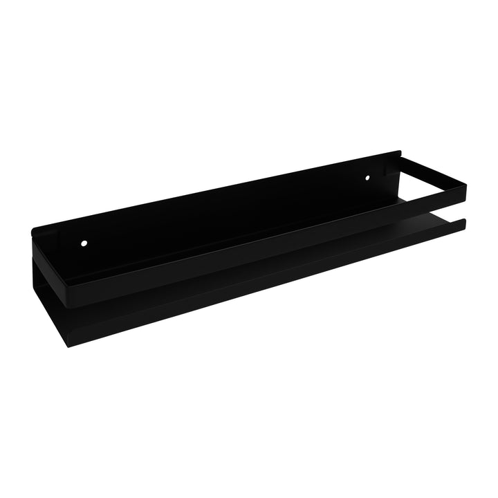 QUVIO Badkamerplank - 40 cm - Metaal - Zwart (4)