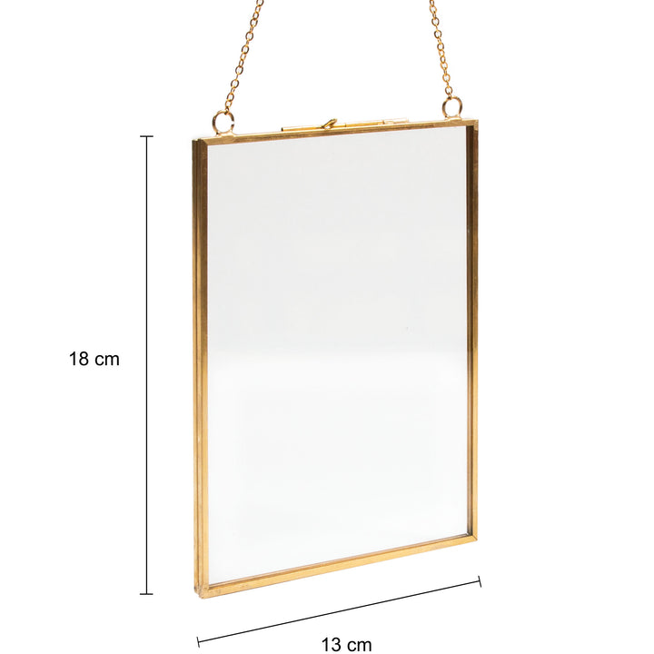 QUVIO Fotolijst met ketting 13 x 18cm - Goud (1)