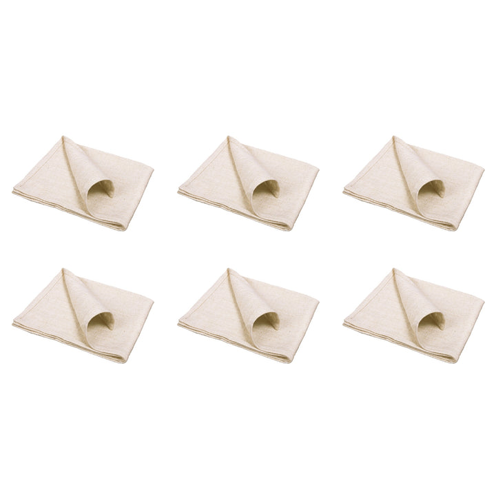 QUVIO Servet – Katoen – 40x40cm – Beige – Set van 6