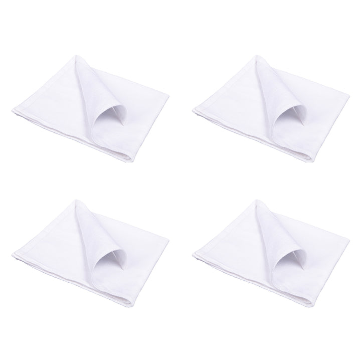 QUVIO Servet – Katoen – 40x40cm – Wit – Set van 4
