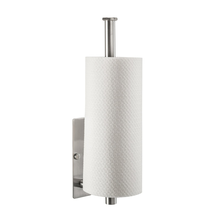 XIVADA Reserverolhouder Fera - Zelfklevend - Schroefset - Rvs - Zilver (1)