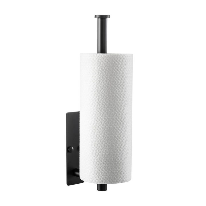XIVADA Reserverolhouder Fera - Zelfklevend - Schroefset - Rvs - Zwart (2)
