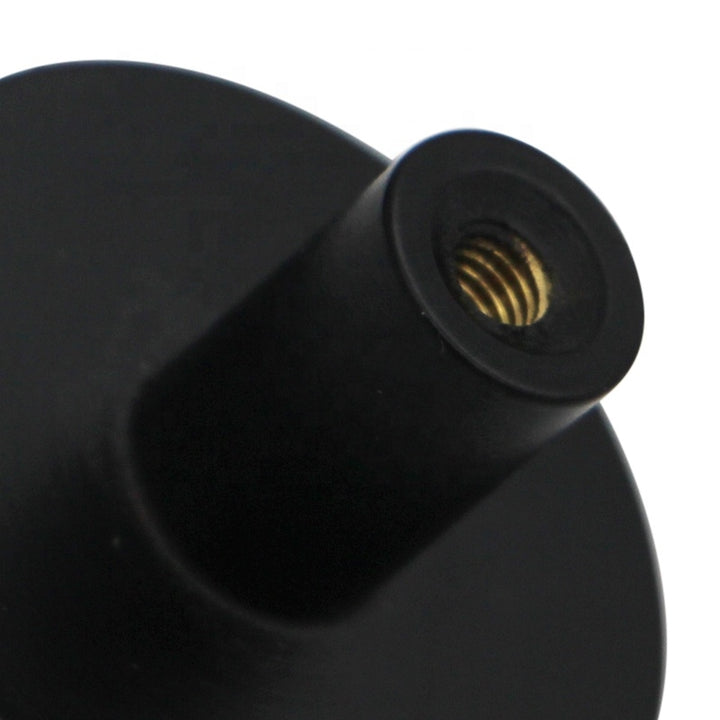 XIVADA Kastknop Roco - Rond - Zwart - Aluminium - Set van 2 (2)