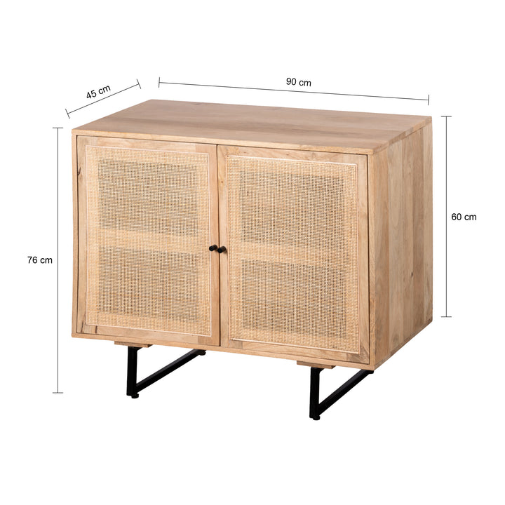 Lewis & Loft Dressoir Lucas – Met 2 deuren – FSC mangohout (1)