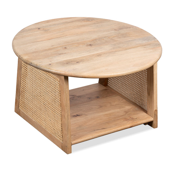 Lewis & Loft Salontafel Lene – Rotan – FSC® mangohout – Naturel
