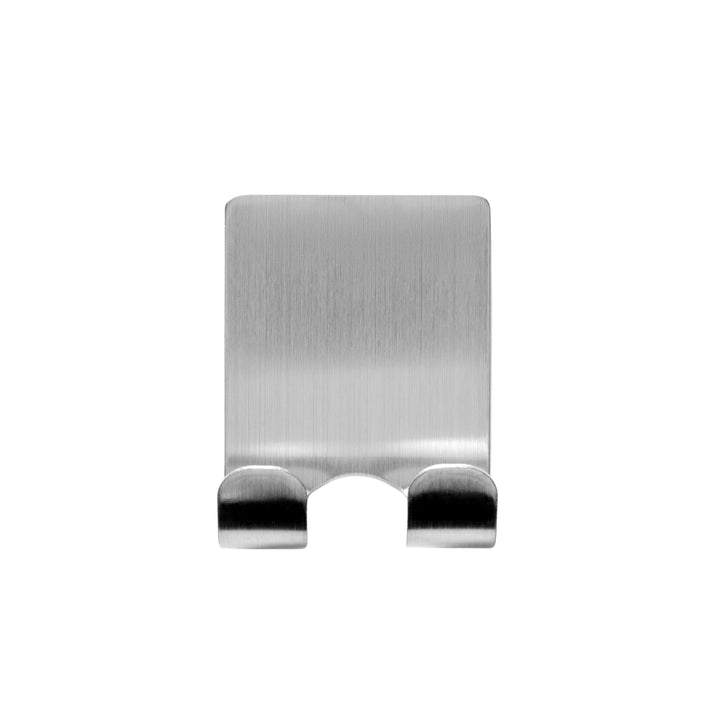XIVADA Scheermeshaakjes - Zelfklevend - Rvs - Zilver - Set van 2 (2)