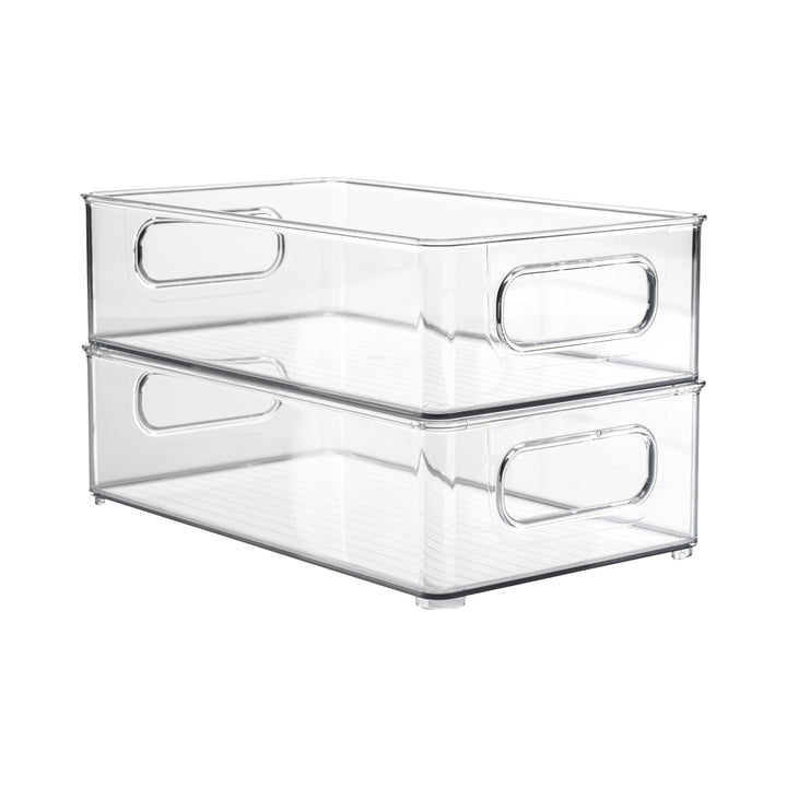 XIVADA Koelkast Organizer Tava - Transparant - PET - Set van 4 (1)
