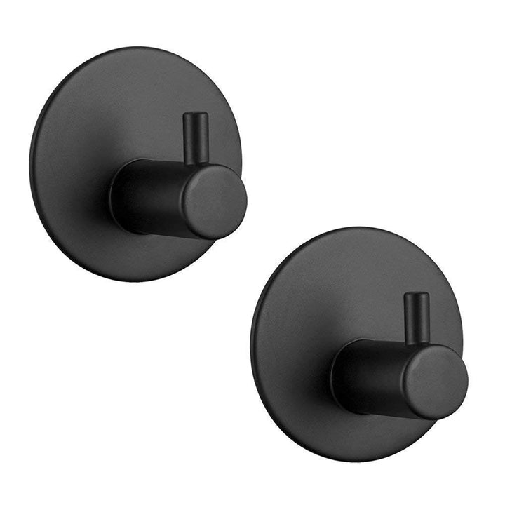 XIVADA Toiletset - Wc Rolhouder - Handdoekhaak - Toiletborstel - Zwart (2)